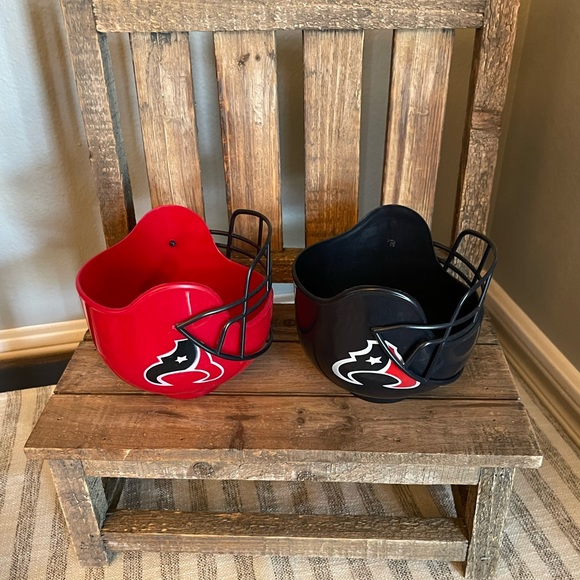 Texan Football Ice Cream or Snack Helmets - Set of 4 - Picture 2 of 4